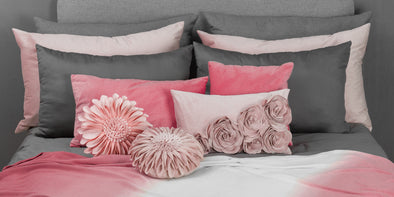 Throw Pillows In Different Colors
