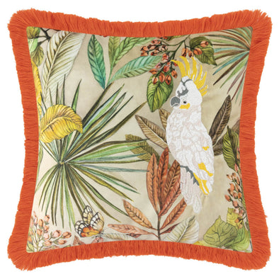 Tropical-Flowers-and-Colorful-Parrots-Pillow-Cases