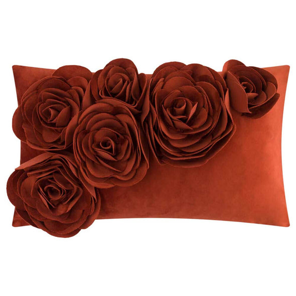 rose-flower-brown-pillow-case