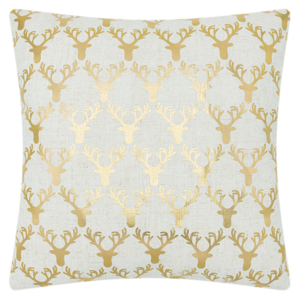 reindeer-foil-printed pillow cases