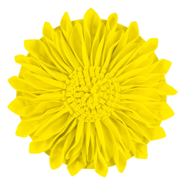 round-yellow-sunflower-pillows