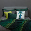 decorative-bed-pillow-sets-in-green-and-grey