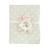 Shaggy baby infant rattle set