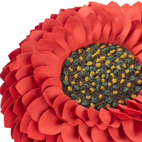 3D-Abstract-sunflower-round-pillows