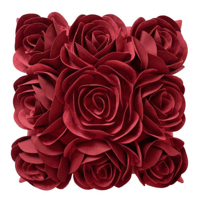 Rose-flower-decorative-pillows