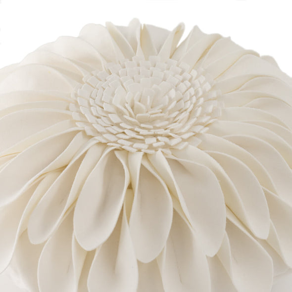 white-round-pillow