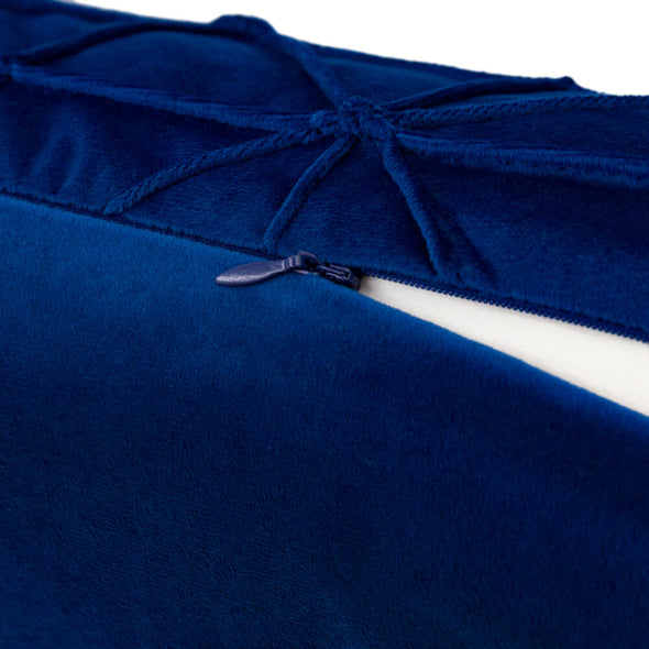 zippered-navy-blue-pillow-cases-zipper