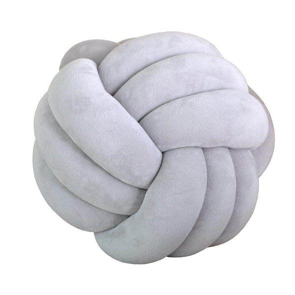 handmade-round-shape-soft-knot pillow 