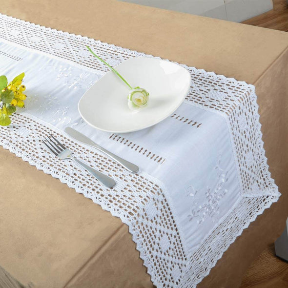 oblong-white-lace-table-runners