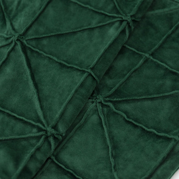 Handmade Velvet Geometric Accent Pillow Case