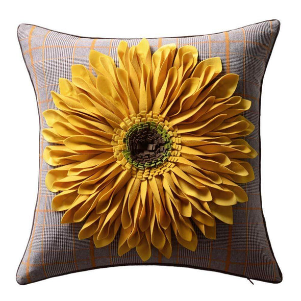 sunflower-plaid-throw-pillow-covers