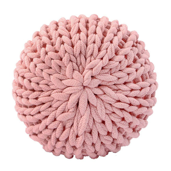 cable-knitted-round-decorative-pillow