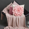 pink-flower-throw-pillow-and-blanket