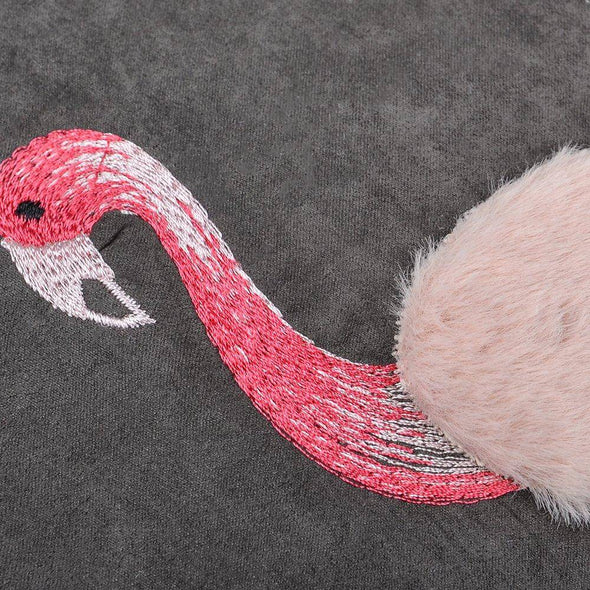 embroidered-flamingo-pillow-case