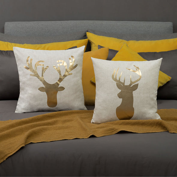 golden-reindeer-foil-printed-pillows