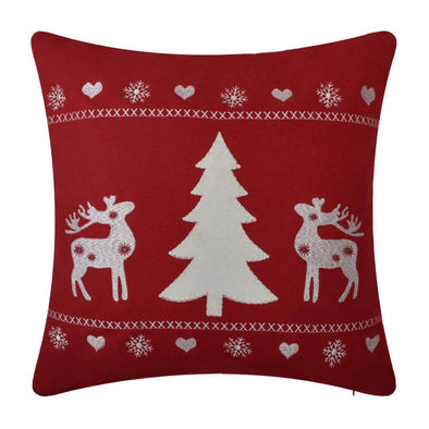 red-embroidered-christmas-throw-pillow-case