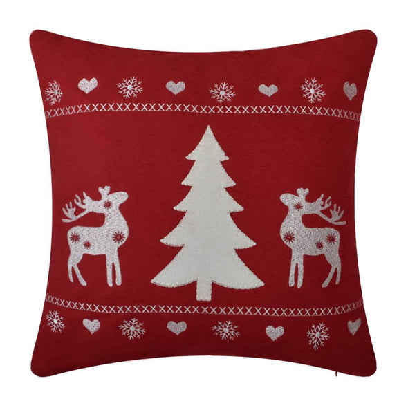 red-embroidered-christmas-throw-pillow-case