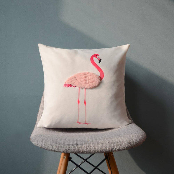 decorative-printed-flamingo-pillow